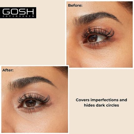 Gosh Concealer High Coverage 004 Natural for Optimal Coverage Liquid Makeup - Maison des fragrances