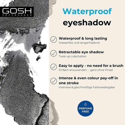 GOSH Copenhagen Forever Eye Shadow 05 Grey 1.5g - Maison des fragrances