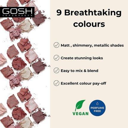Gosh Eyedentity Eyeshadow Palette 001 Be Honest 8g - High - Quality Eyeshadow Palette - Maison des fragrances