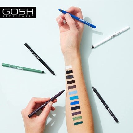 Gosh Matte Eyeliner In Cool Grey, Creamy Soft Texture For Easy Application, High - Maison des fragrances