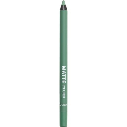 GOSH Matte Eyeliner in Fresh Green Creamy Soft Texture High Coverage 011 Alligator - Maison des fragrances