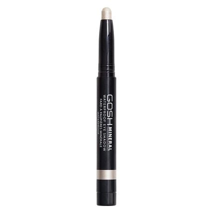 GOSH Mineral Waterproof Eye Shadow Pearly White 001 with Creamy Texture for Easy Application and Intense Color - Maison des fragrances