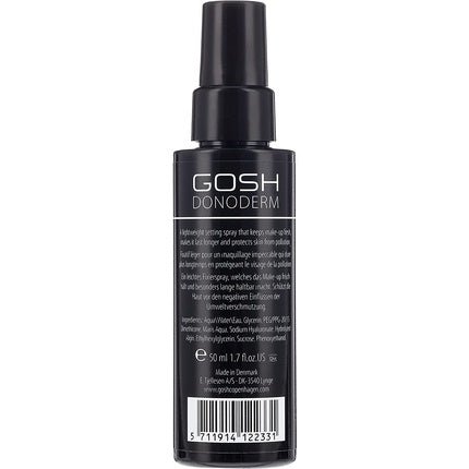 Gosh Unisex Adults Long Lasting Donoderm Prime & Set Makeup Setting Spray 50 ml - Maison des fragrances