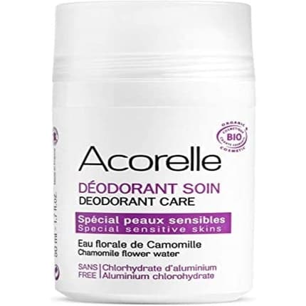 Acorelle Organic Deodorant for Sensitive Skin Déodorant (Déo) Mixte 50ml