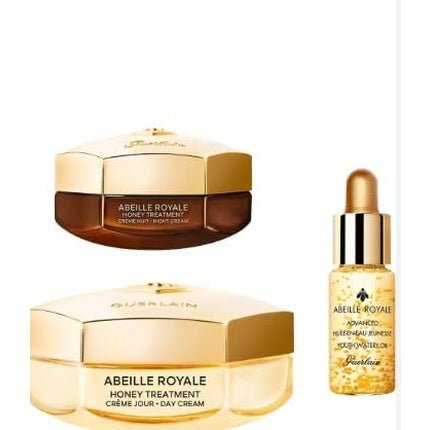 Guerlain Abeille Royale Gift Set - Honey Treatment Day Cream 50ml, Night Cream 15ml, Youth Watery Oil 5ml - Maison des fragrances