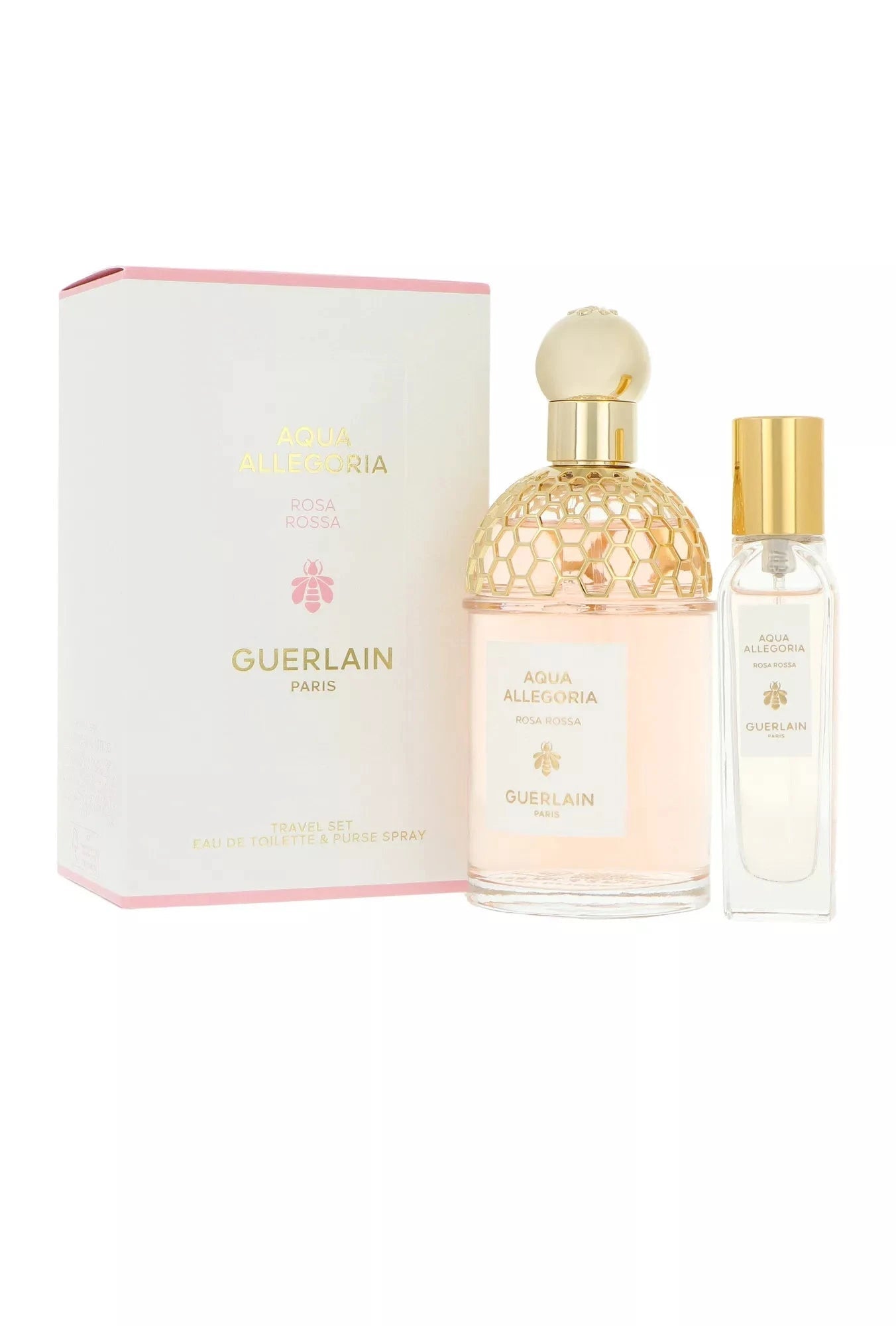 Guerlain Aqua Allegoria Rosa Rossa Travel Set 4.2 Oz Eau de Toilette Unisexe - Maison des fragrances