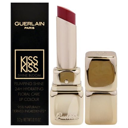 Guerlain Kiss Kiss Shine Bloom Lipstick 0.11 oz Floral Nude for Women - Maison des fragrances