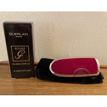 Guerlain Rouge G Royal Burgundy Velvet Lipstick Case - New in Box - Maison des fragrances