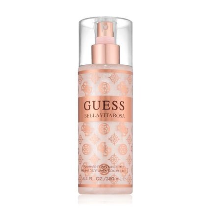 Guess Bella Vita Rosa Shimmer Mist 8.4 Fl Oz Fruity Floral - Maison des fragrances