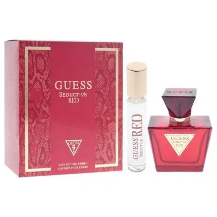 Guess Seductive Red For Women 2 Pc Gift Set 1.7oz Edt Spray 0.5oz Edt Spray - Maison des fragrances
