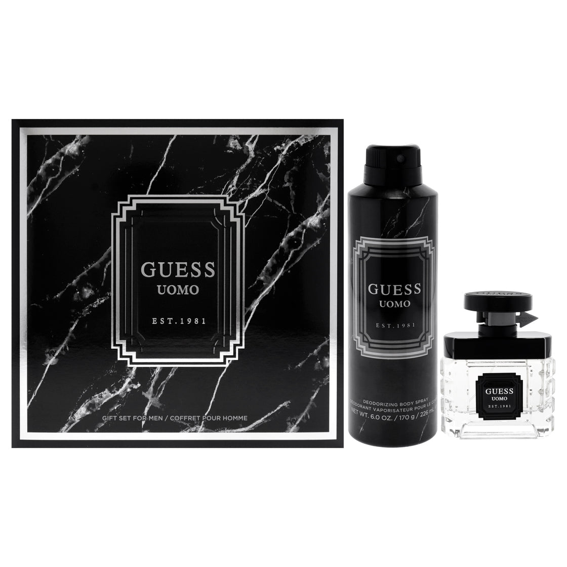 Guess Uomo And Deodorant Eau de Toilette (EDT) Mixte 50ml - Maison des fragrances