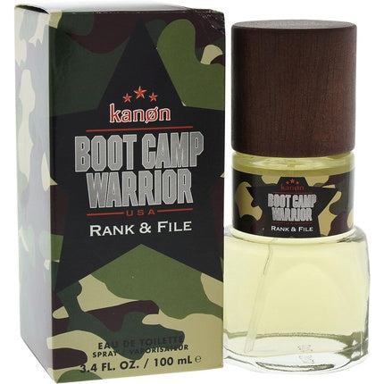 Kanon Boot Camp Warrior Rank & File Eau de Toilette Spray for Men 100ml Kanon
