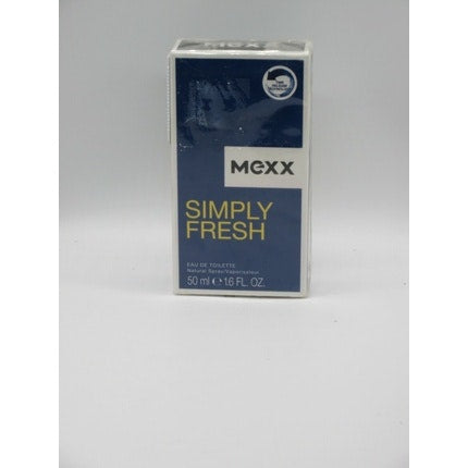 MEXX Men's Simply Fresh Eau De Toilette 1.6oz, 1oz équivaut à 30ml 50ml Natural Spray - NEW Mexx