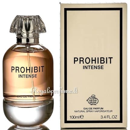 Fragrance World Prohibit Intense Perfumed Water Eau de Parfum Femme 100 ml - Aquatique