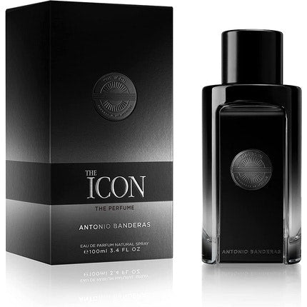 The Icon par Antonio Banderas Eau de Parfum  Pour Homme 100ml - Wood, Amber, and Sandalwood Notes Antonio Banderas