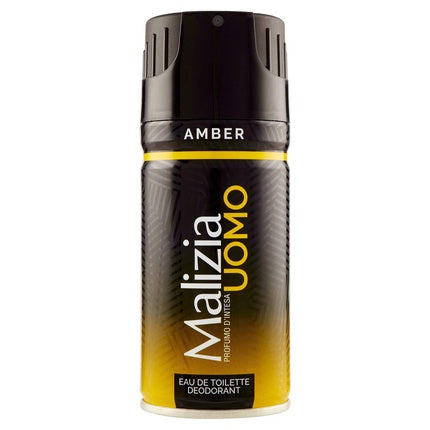 Malizia Amber Yellow Eau de Toilette Deodorant 150ml Malizia