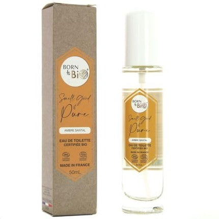 Born to Bio Organic Certified Eau de Toilette Amber Sandalwood 50ml Born To Bio