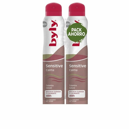 Byly Sensitive Deodorant Spray 200ml - Pack of 2 Byly