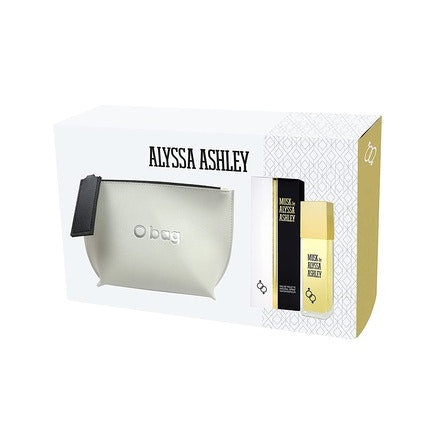 Alyssa Ashley Musk Eau de toilette  100ml Coffret Avec Cosmetics Bag Alyssa Ashley