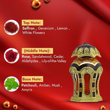 Al Haramain  Rafia Gold Perfume Oil, 20 Ml