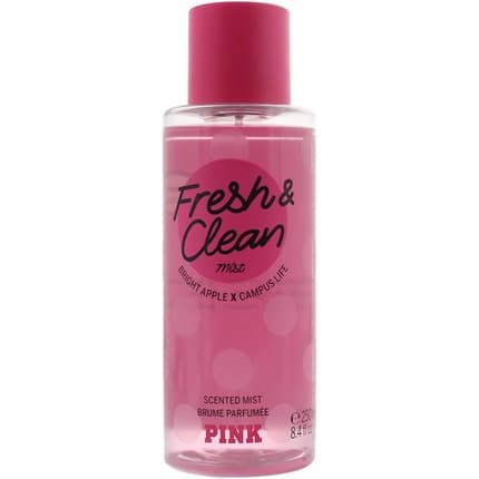 Victoria's Secret Clear Secret Pink Body Mist Fresh & Clean Eau de Toilette (EDT) Mixte 250ml