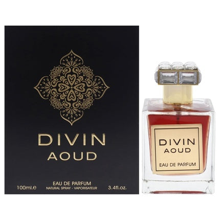 Fragrance World Divin Aoud Unisex 3.4 Oz EDP Spray Maison Alhambra