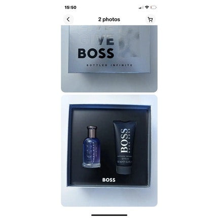 Hugo Boss Bottled Infinite Coffret Eau De Parfum 50ml + Shower Gel 100ml Hugo Boss