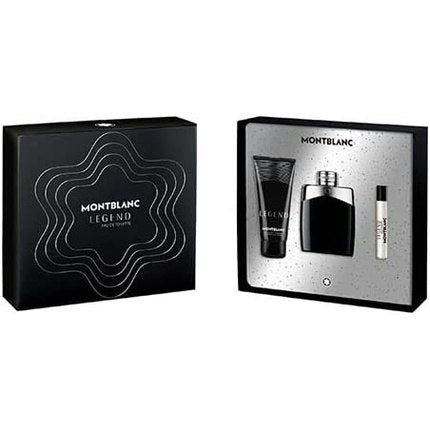 Legend Homme Box Montblanc Legend Eau de Toilette Spray100ml Travel Spray 7.5 ml Shower Gel 100ml Montblanc