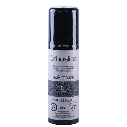 HaiRetouch Retouch Spray Instant Regrowth Concealer Black 75ml EchosLine Vegan - Maison des fragrances