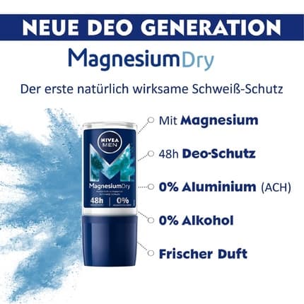 Nivea Deo-schutz 48h Magnesium Dry Déodorant (Déo) Homme 50ml