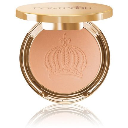 Harald Glööckler Pompöös Cosmetics Compact Powder with Powder Puff Makeup Face Pressed Powder No. 03 Medium 9g - Maison des fragrances