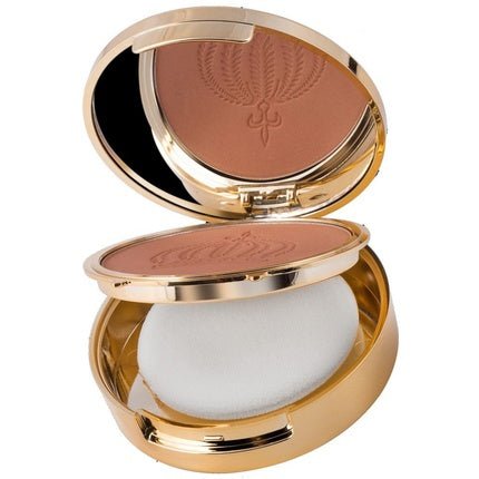 Harald Glööckler Pompöös Cosmetics Pressed Powder with Powder Puff 9g - Shade 04 Golden - Maison des fragrances