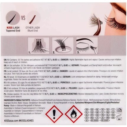Haute Couture Kiss Trio Lashes Adhesive Classy - Maison des fragrances