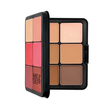 HD Skin Face Essentials Palette with Highlighters Light to Medium Harmony 1 by Make Up For Ever for Women Face Cheek - Maison des fragrances