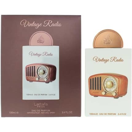 Lattafa Pride Vintage Radio Unisex Fragrance Eau de Parfum (EDP) Mixte 100ml