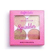 Heart Makeup Revolution Sprinkles Confetti Cookie Blusher Highlighter Palette - Maison des fragrances