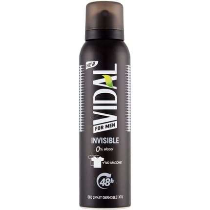 Vidal Invisible Deodorant Déodorant (Déo) Mixte 150ml