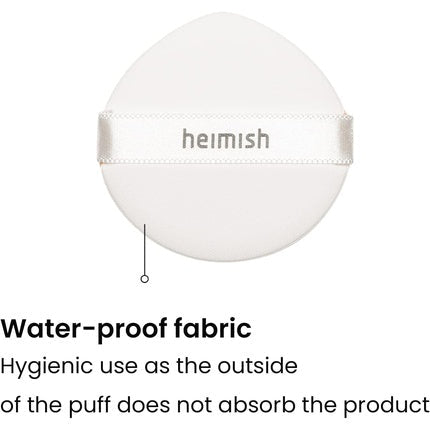 Heimish Artless Rubycell Puff 5 pcs Soft Cushion Puff Foundation Makeup Tool Angled Design Wet and Dry Use - Maison des fragrances