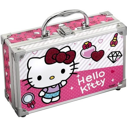 Hello Kitty Aluminum Makeup Case Set 31 Pieces - Maison des fragrances