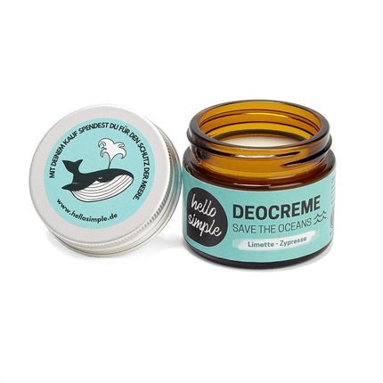 Hello Simple DIY Deocreme Deodorant 150g Lime-Cypress - Maison des fragrances