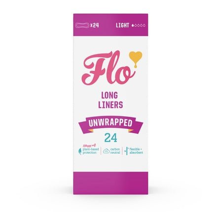 Here we Flo Bamboo Naked Liner 24 Count - Pack of 24 - Maison des fragrances