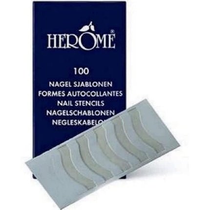 Herome Nail Stencils Tool to Draw Beautiful Even White - Tips for French Manicure 100pcs - Maison des fragrances