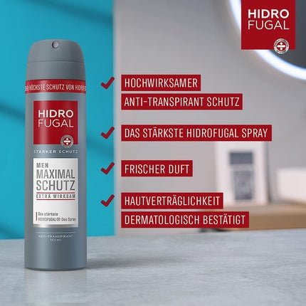 Hidrofugal Men Maximal Protection Spray 150ml - Maison des fragrances