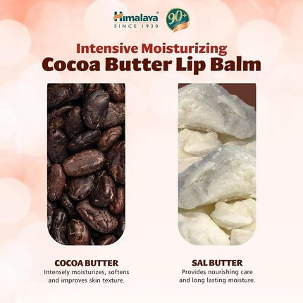 Himalaya Intensive Moisturizing Cocoa Butter Lip Balm 4.5g - Maison des fragrances