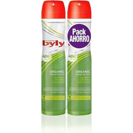 Byly Byly Organic Extra Fresh Deodorant 2x Déodorant (Déo) Mixte 200ml