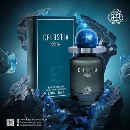 Fragrance World Celestia Blue Men’s Perfume Eau de Parfum Homme 100 ml - Aquatique