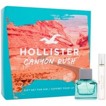 Hollister Canyon Rush For Him Gift Set Edt 50 Ml And Edt 15 Ml - Maison des fragrances
