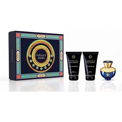 Versace  Dylan Blue Kit 50ml + Shower Gel 50ml + Hydrate 50ml gift set Versace