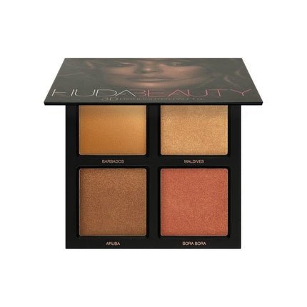 Huda Beauty 3d Bronzing Highlighter Palette Bronze Sands - 315 Grams - Maison des fragrances