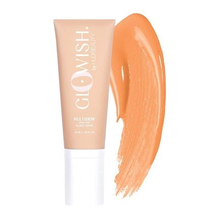 HUDA BEAUTY GloWish Multidew Vegan Skin Tint Foundation 03 Light - Maison des fragrances